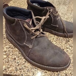 Clarks Dark Brown Chukka Boots